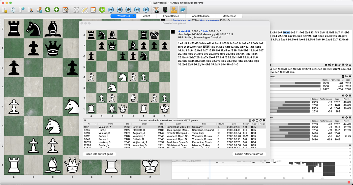 hiarcs chess explorer maximum database size